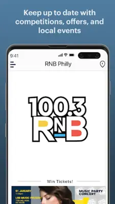 RNB Philly android App screenshot 1